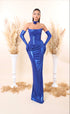 Ela - Strapless dress with ruched bodice